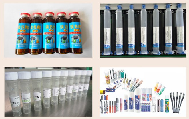 Intelligent Automatic Horizontal Round Bottle Labeling Machine (T219) Applicable Samples